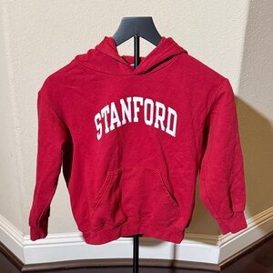 Champion Kids Red Hoodie with Stanford Logo